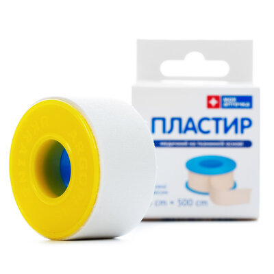 Пластир медичний Моя Аптечка на тканинній основі 2,5 см x 500 см