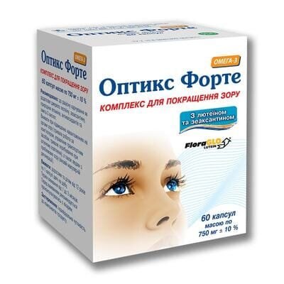 Оптикс Форте капсули №60 (10х6)