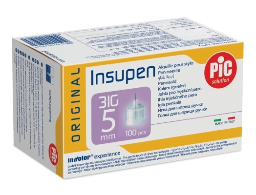 Голка для шприц-ручки Insupen G31 (0,25 x 5 мм), 100 штук