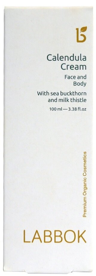 Крем для обличчя та тіла Labbok Restorative Calendula Cream концентрований поживно-регенеруючий з екстрактами календули, 100 мл