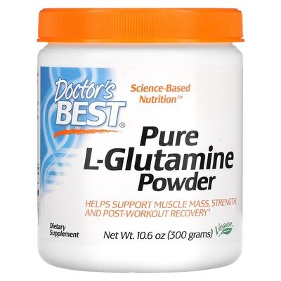 Амінокислота L-Глютамін Doctor's Best L-Glutamine Powder, 300 г