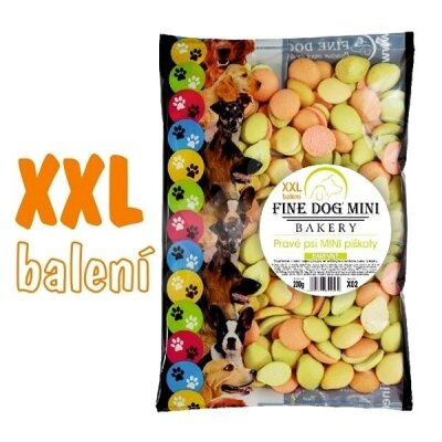 Печиво для собак Fine Dog mini mix Bakery кольорове, 200 г