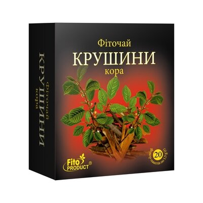 Фіточай Фітопродукт Крушини кора по 1,5 г №20 у філ.-пак.