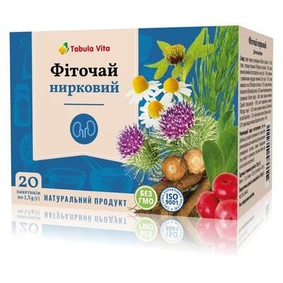 Фіточай Табула Віта №4 Нирковий по 1,5 г №20 в філ.-пак.