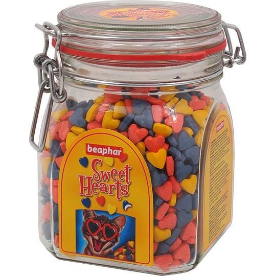 Ласощі для котів та кошенят Beaphar Sweethearts смачні та корисні серця, 1500 штук