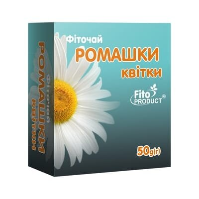 Фіточай Фітопродукт Ромашки квітки по 50 г