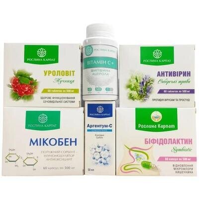 Інфекції сечовивідних шляхів Рослина Карпат комплексна програма 1 курс лікування