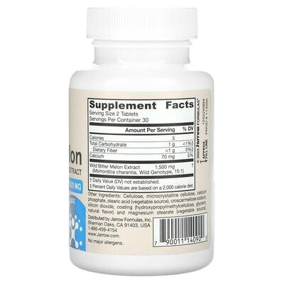 Екстракт гіркої дині Jarrow Formulas Wild Bitter Melon Extract, 60 таблеток