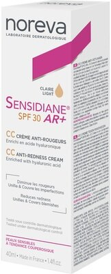 Крем для обличчя Noreva Sensidiane CC проти почервоніння з SPF 30, 40 мл