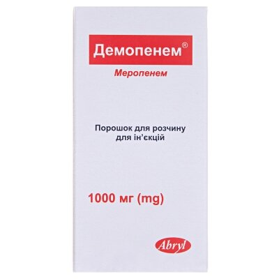 Демопенем порошок для р-ну д/ін. по 1000 мг №1 у флак.