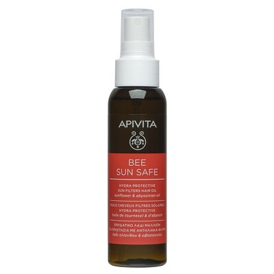 Олія для волосся Apivita Bee Sun Safe сонцезахисна, 100 мл