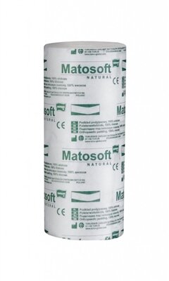 Підкладка під гіпсовий бинт Matopat Matosoft Natural нестерильна 15 см x 3 м, 12 штук