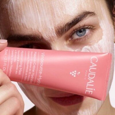 Маска Caudalie Vinosource SOS для обличчя та очей інтенсивне зволоження, 75 мл