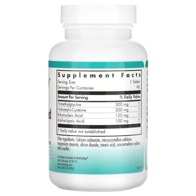 N-ацетил-L-цистеїн Nutricology NAC Enhanced, 90 таблеток