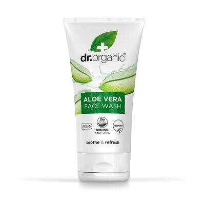 Гель для вмивання Dr. Organic алое вера очищуючий, 150 мл