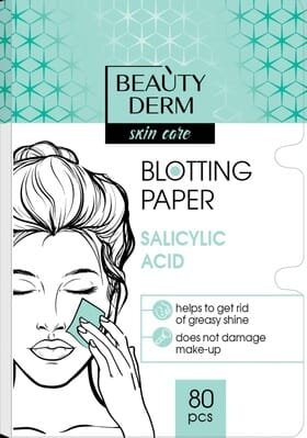 Серветки матуючі Beauty Derm з саліциловою кислотою, 80 шт