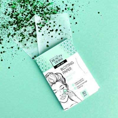 Серветки матуючі Beauty Derm з саліциловою кислотою, 80 шт