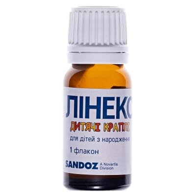 Лінекс дитячі краплі по 8 мл у флак. з дозат.
