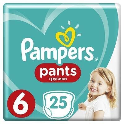 Підгузки-трусики Pampers Pants дитячі розмір 6, 15+ кг, 25 шт