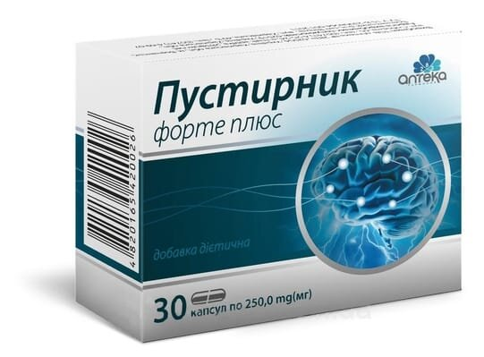 Пустирник форте плюс капсули по 250 мг №30