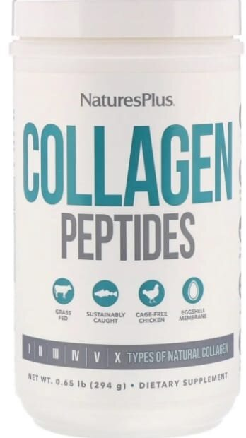 Колагенові пептиди Nature's Plus Collagen Peptides без смаку, 294 г
