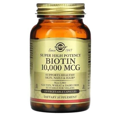 Біотин Solgar Biotin 10000 мкг вег. капсули №120