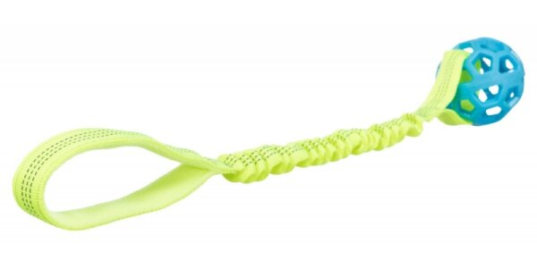 Іграшка для собак Trixie 32869 Bungee Tugger для тренування з м'ячем d7 см 48 см