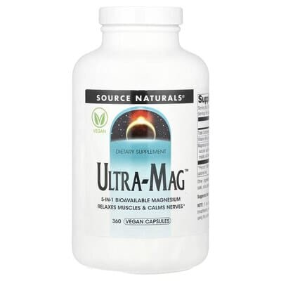 Ультра-Маг Source Naturals Ultra-Mag, 360 вегетаріанських капсул