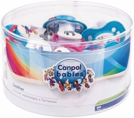 Пустушка силіконова Canpol Babies кругла 22/520, 0-6 місяців, 20 шт