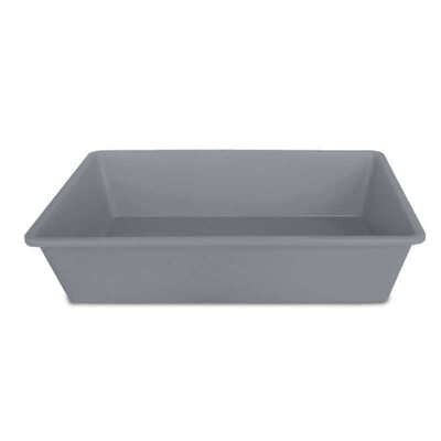Туалет Stefanplast Litter Tray відкритий для котів, сірий, 50x35x12 см