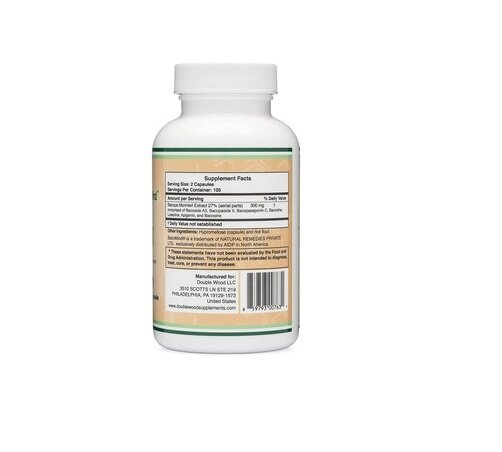 Бакомайнд екстракт Бакопи Double Wood Bacomind Bacopa Extract 150 мг, 210 капсул