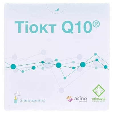 Тіокт Q10 порошок д/внутр. застос. по 5 г №20 в саше