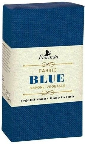 Мило натуральне тверде Florinda Італійські тканини синє, 200 г
