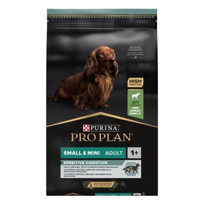 Корм сухий Purina Pro Plan Small & Mini Sensitive Digestion для собак дрібних і карликових порід для чутливого травлення, ягня, 7 кг