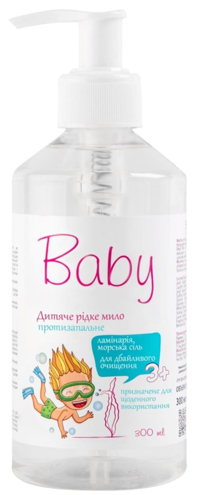 Мило рідке Bioton Cosmetics Baby дитяче з ламінарією та морською сіллю, 300 мл