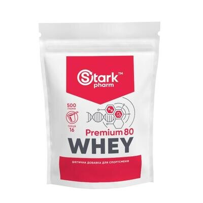Сироватковий протеїн Stark Pharm Premium 80 Whey шоколад з лісовими горіхами, 500 г
