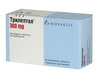 Трилептал таблетки, в/плів. обол. по 300 мг №50 (10х5)