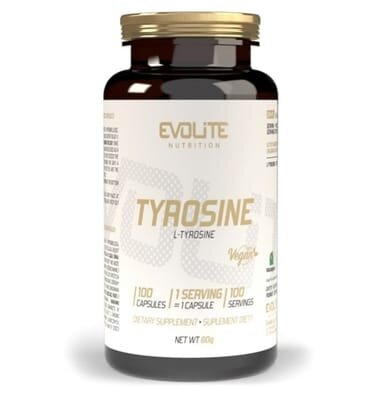 Тирозин Evolite Nutrition Tyrosine, 100 веганських капсул