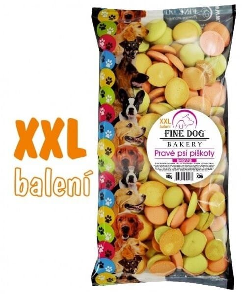Печиво Fine Dog MIX Bakery для собак з мукою, злаками та клітковиною, 400 г