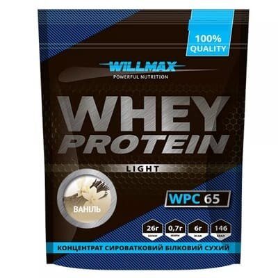 Протеїн Willmax Whey Protein Light 65%, ваніль, 1 кг