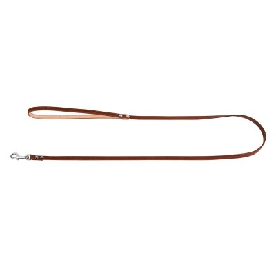 Повідець Collar 04476 одинарний, не прошитий, ширина 8 мм довжина 122 см, коричневий