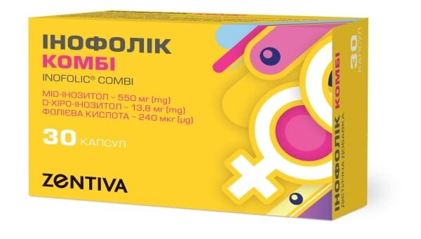Інофолік Комбі капсули желат. №30 (15х2)