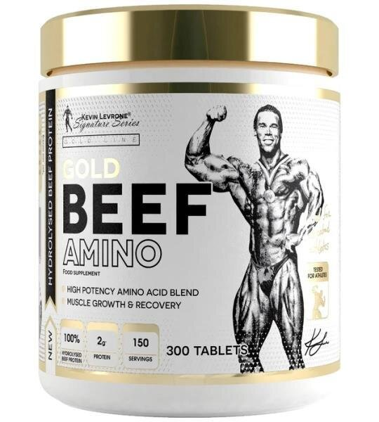 Амінокислотний комплекс Kevin Levrone Gold Beef Amino, 300 таблеток