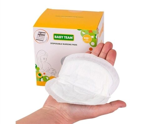 Вкладиші лактаційні Baby Team Basic 0021, 30 штук