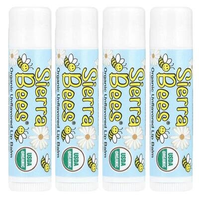 Бальзам для губ Sierra Bees органічний без ароматизаторів, 4,25 г