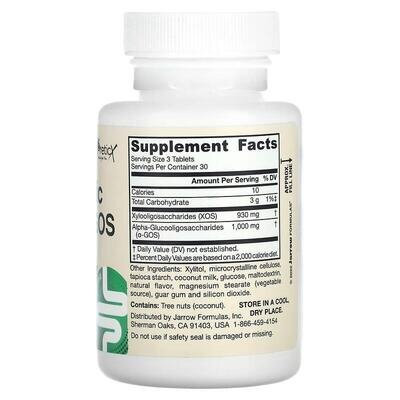 Пребіотики Jarrow Formulas Prebiotics XOS + a-GOS, 90 жувальних таблеток