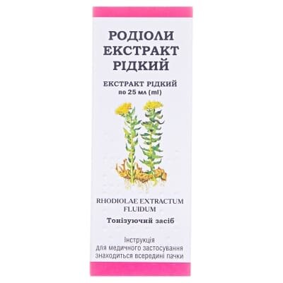 Родіола екстракт рід. по 25 мл у флак.
