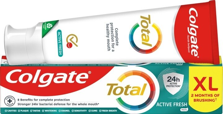 Зубна паста Colgate Total Active Fresh, 125 мл