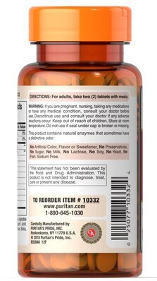Мульти ензими Puritan's Pride Multi Enzyme, 100 таблеток