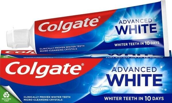 Зубна паста Colgate Advanced White Комплексне відбілювання, 75 мл